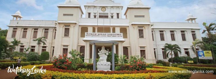 Jaffna Public Library in Sri Lanka.